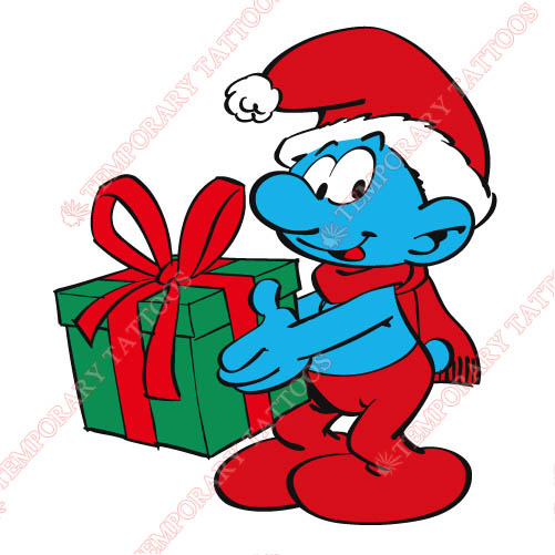 The Smurfs Customize Temporary Tattoos Stickers NO.3473